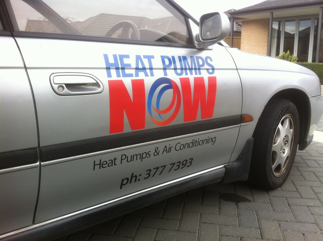 The Heat Pumps NOW wagon. Give us a wave if you see us around Christchurch.